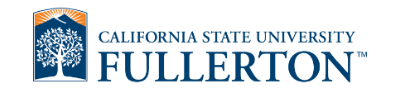 California State University at Fullerton logo